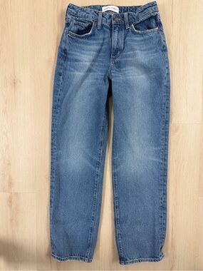 Denim Forum Aritzia Relaxed Straight-Leg Jeans in Vintage Medium Blue